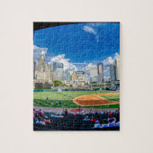 Charlotte North Carolina skyline centrum stad Bal Legpuzzel (Verticaal)