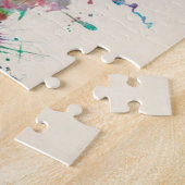 Charlotte North Carolina Skyline Cityscape Legpuzzel (Zijkant)