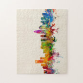 Charlotte North Carolina Skyline Cityscape Legpuzzel (Verticaal)