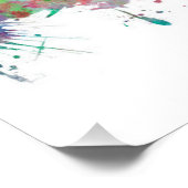 Charlotte North Carolina Skyline Foto Afdruk (Hoek)