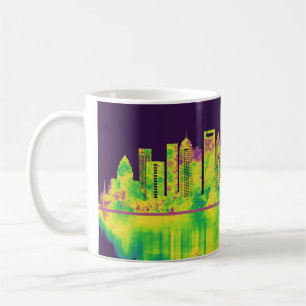 Charlotte North Carolina Skyline Koffiemok