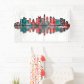 Charlotte North Carolina Skyline Spandoek (Insitu)