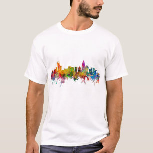Charlotte North Carolina Skyline T-shirt