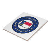 Charlotte North Carolina Tegeltje (Zijkant)