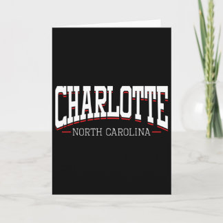 Charlotte North Carolina Vakantie College Stijl Nc Kaart