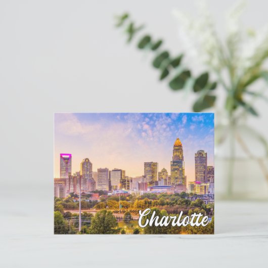 Charlotte, North Carolina, Verenigde Staten Briefkaart (Staand voorkant)