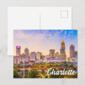 Charlotte, North Carolina, Verenigde Staten Briefkaart (Voorkant / Achterkant)