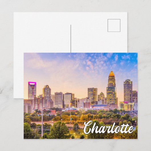 Charlotte, North Carolina, Verenigde Staten Briefkaart (Voorkant / Achterkant)