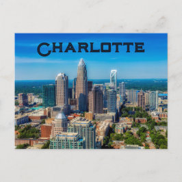 Charlotte, North Carolina, Verenigde Staten Briefkaart