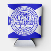 Charlotte (North Carolina) vlag Blikjeskoeler (Voorkant)