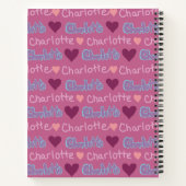 Charlotte  notitieboek (Achterkant)