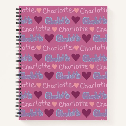 Charlotte  notitieboek (Voorkant)
