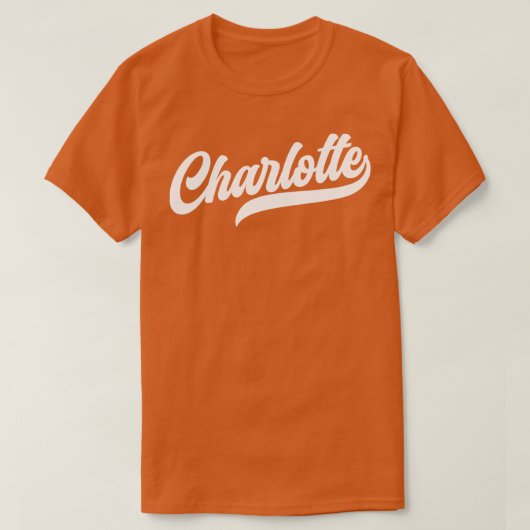 Charlotte Retro Charlotte Hornets T-shirt (Design voorkant)