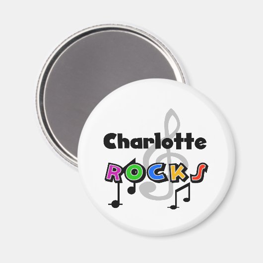 Charlotte Rocks Magneet (Voorkant / Achterkant)