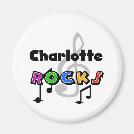 Charlotte Rocks Magneet (Voorkant)