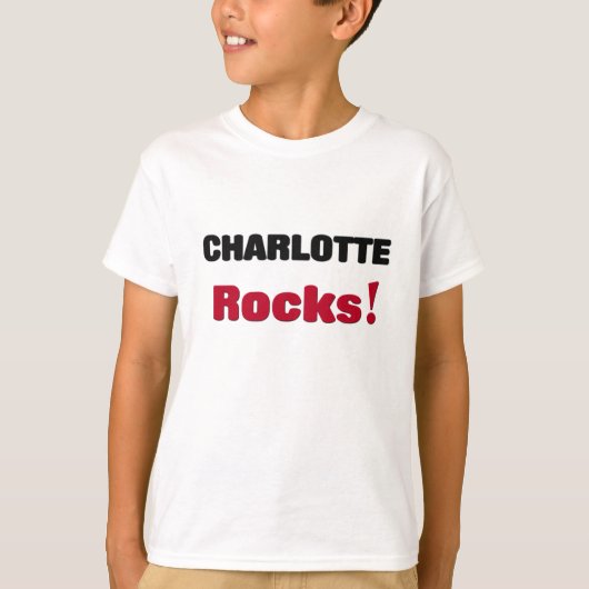 Charlotte Rocks T-shirt (Voorkant)