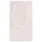 Charlotte Roze en White Stripes Baby Roze Klein Cadeauzakje (Voorkant)
