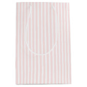 Charlotte Roze en White Stripes Baby Roze Medium Cadeauzakje (Voorkant)