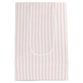 Charlotte Roze en White Stripes Baby Roze Medium Cadeauzakje (Achterkant)