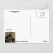 Charlotte & Shadow Friends Briefkaart (Achterkant)