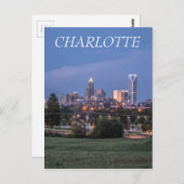 Charlotte skyline briefkaart (Voorkant / Achterkant)