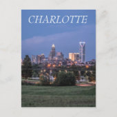 Charlotte skyline briefkaart (Voorkant)