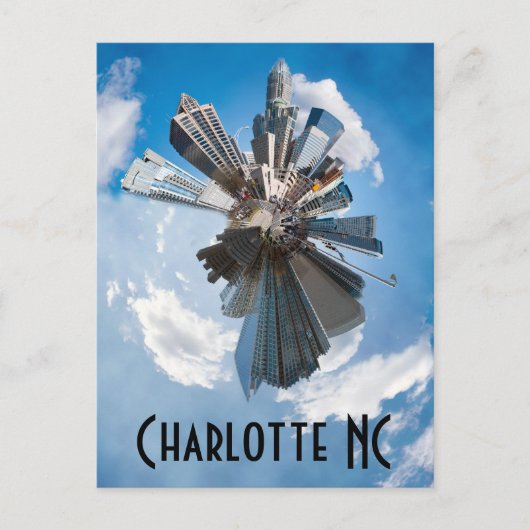 charlotte skyline briefkaart (Voorkant)