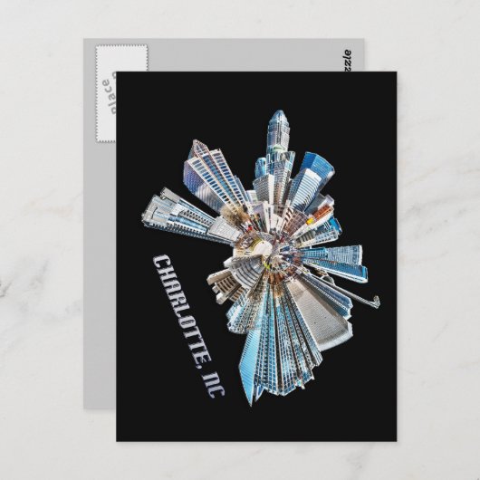 charlotte skyline briefkaart (Voorkant / Achterkant)