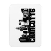 Charlotte Skyline Magneet (Verticaal)