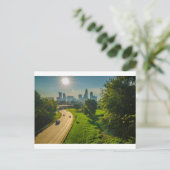 charlotte skyline noord carolina briefkaart (Staand voorkant)