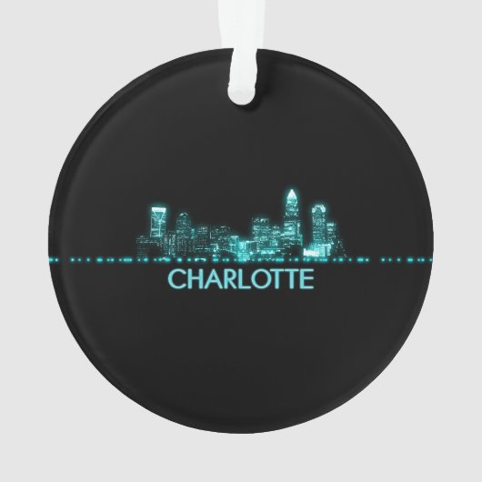 Charlotte Skyline Ornament (achterkant)