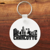 Charlotte Skyline Sleutelhanger (Voorkant)