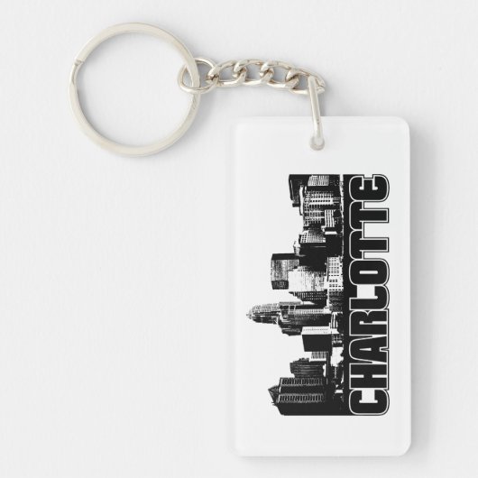 Charlotte Skyline Sleutelhanger (Voorkant)
