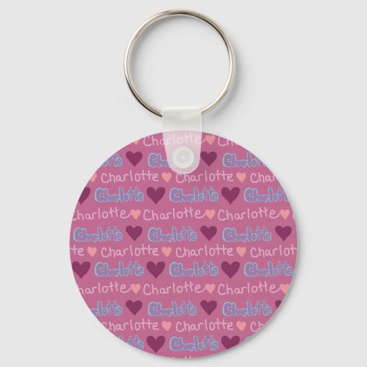 Charlotte  sleutelhanger (Voorkant)