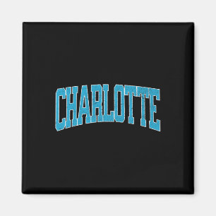 Charlotte Soccer Vintage City _1 Magneet