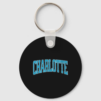 Charlotte Soccer Vintage City  Sleutelhanger