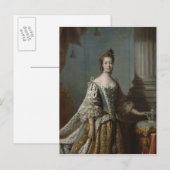 Charlotte Sophia van Mecklenburg-Strelitz, 1762 Briefkaart (Voorkant / Achterkant)