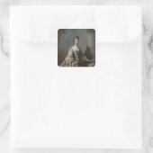 Charlotte Sophia van Mecklenburg-Strelitz, 1762 Vierkante Sticker (Tas)