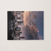 Charlotte stadscentrum bij zonsondergang, North Ca Legpuzzel (Horizontaal)
