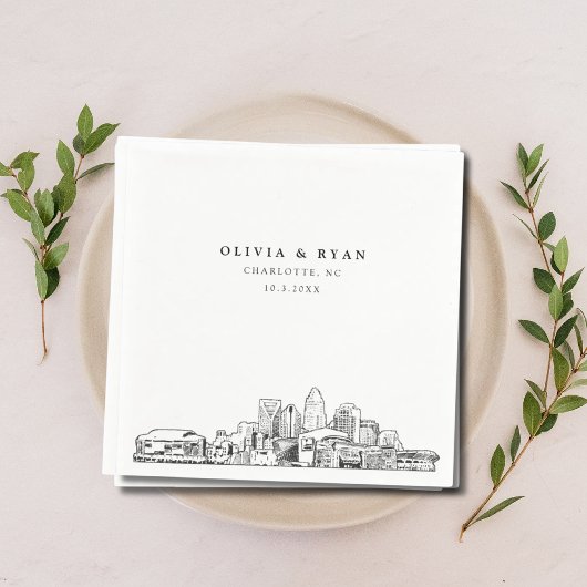 Charlotte Trouwpapier Cocktail servet