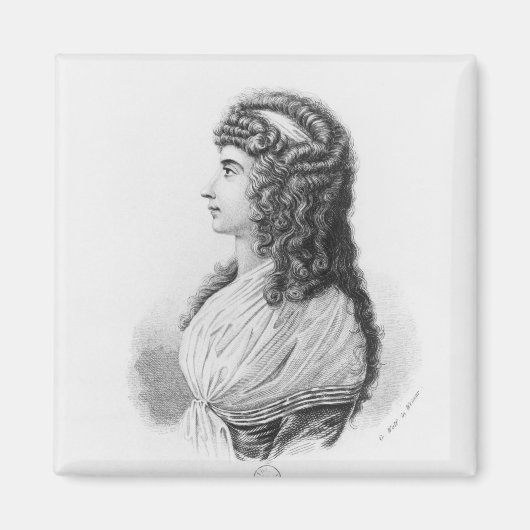 Charlotte von Stein, geboren von Schardt, laat Magneet (Voorkant)