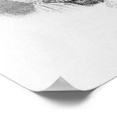 Charlotte von Stein, geboren von Schardt, laat Poster (Hoek)