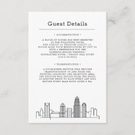 Charlotte Wedding | Gastinformatie Informatiekaartje