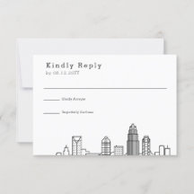 Charlotte Wedding | Gestileerde Skyline RSVP