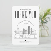 Charlotte Wedding | Hartelijk dank + Fotokaart Kaart (Staand voorkant)