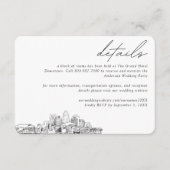 Charlotte Wedding Hotel Kamer Blok Details Informatiekaartje (Voorkant)