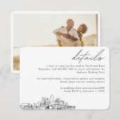 Charlotte Wedding Hotel Kamer Blok Details Informatiekaartje (Voorkant / Achterkant)