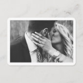 Charlotte Wedding Minimalistische schets RSVP Informatiekaartje (Achterkant)