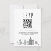 Charlotte Wedding QR code RSVP (Voorkant)