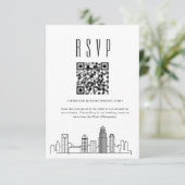 Charlotte Wedding QR code RSVP (Staand voorkant)